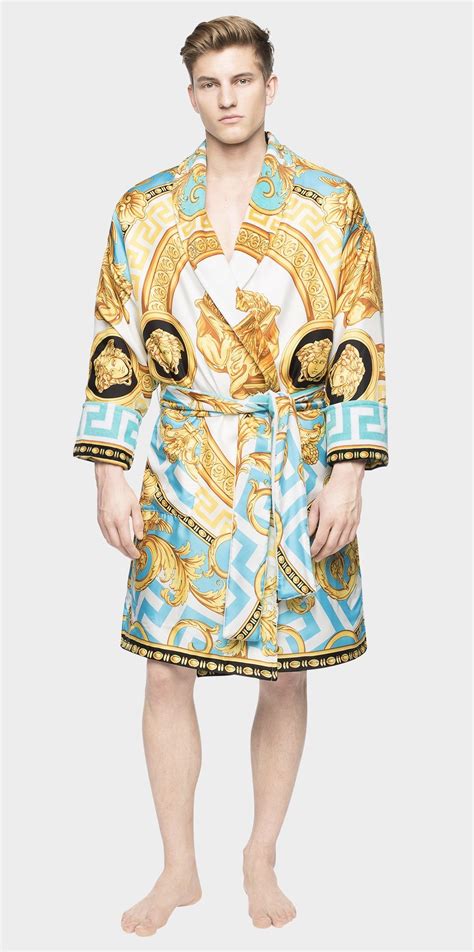 versace bathrobe for men|Versace kimono robe.